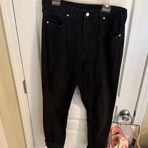 H&M Black High-Waisted Jeans